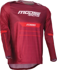 Moose Offroad Alpha One Jersey Burgundy/White Medium 2910-8312 - ATV Offroad