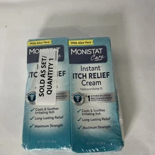 Monistat Instant Feminine Itch Relief Cream for Women Maximum Strength, 1 oz