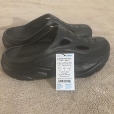 Hoka Ora Recovery Mule Slippers Black Womens Size 7/Mens Size 5 Sandals