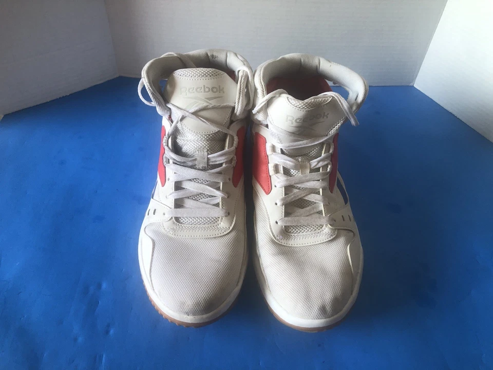 Zapatilla deportiva Reebok Bb Os Mid para hombre TALLA 12 color blanco rojo radiante azul humilde Foto 2 de 4