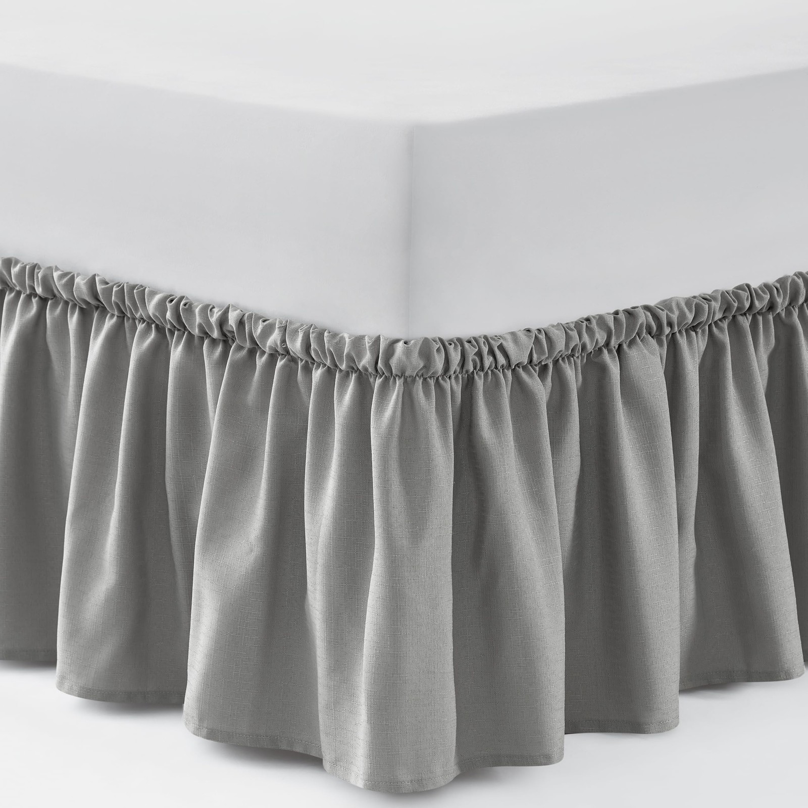 Bed Skirt King/California King Bed Skirt Wrap Around Ruffled