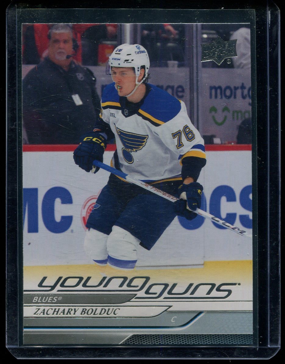 2024-25 Upper Deck Series 1 Zachary Bolduc Young Guns RC #201 St. Louis Blues