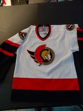 Vintage CCM Ottawa Senators #15 McEachern Boy's Hockey Jersey Size L/XL