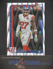 2025 Topps Chrome Tyler Nubin Raywave Refractor #231 New York Giants