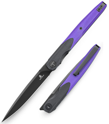 Bestech Knives Bestechman Lanza Folding Knife 3.5'' 14C28N Steel Blade G10 Handle