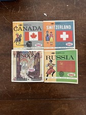 Lot of 4 Packets Of 3 Reels View Master Nations of the World Series Souvenir