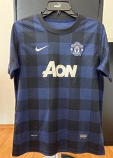 MANCHESTER UNITED AWAY 2013 - 2014 FOOTBALL SHIRT NIKE sz XL ( 13 - 15 YRS )