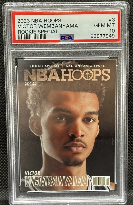 2023-24 Panini NBA Hoops Victor Wembanyama RC Rookie Special Gem Mint PSA 10 #3