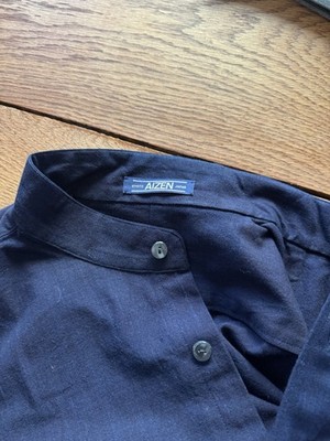 Stunning Indigo Cotton Men s Shirt By Aizen (Kyoto Japan ) L/xl