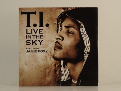 T.I. FT JAMIE FOXX LIVE IN THE SKY (H1) 2 Track Promo CD Single including Card S