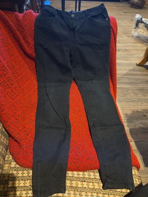 Damen Hose, Vero Moda Denim, Gr.M/34, Schwarz, Reißverschluss am Fuß, Slim Fit