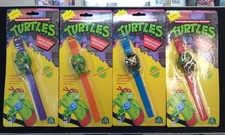 TURTLES SET 4 OROLOGI ANNO 1988 GIOCHI PREZIOSI UFFICIALI NUOVI SIGILLATI