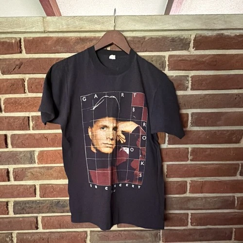 Vintage 1994 Garth Brooks Europe Tour Concert Shirt black S 1990s vintage concert t-shirt, vintage, single stitch, B+ condition