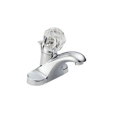 Delta B512LF Foundations Single Handle Centerset Bathroom Faucet Chrome