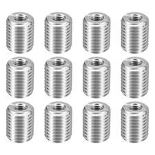 12Pcs, M16x2 Male to M8x1.25 Female Thread Repair Insert Reducing Nut 20mm Long