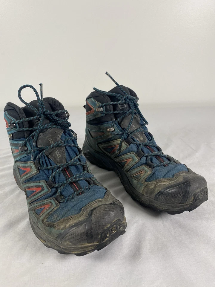 Botas de Senderismo para Hombres SALOMON Talla 10 D X Ultra 3 Mid GTX Gore-Tex Zapatos Foto 3 de 4