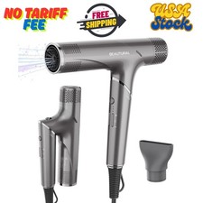 Hair Dryer, 1600W High-Speed Foldable Travel Blow Dryer, 110,000 RPM Brushles...