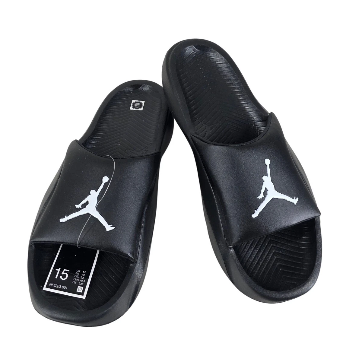 Jordan Black Slide Sandals for Men for sale | eBay