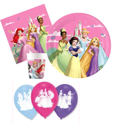 Disney Prinzessin Kinder Geburtstag Party Set  42 Teile Deko Set