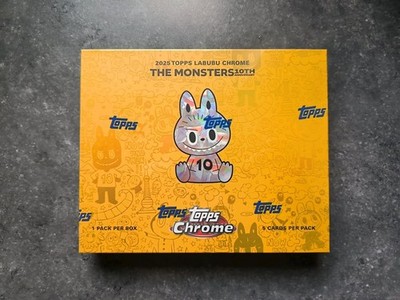Topps X Labubu Chrome 2025 10th Anniversary