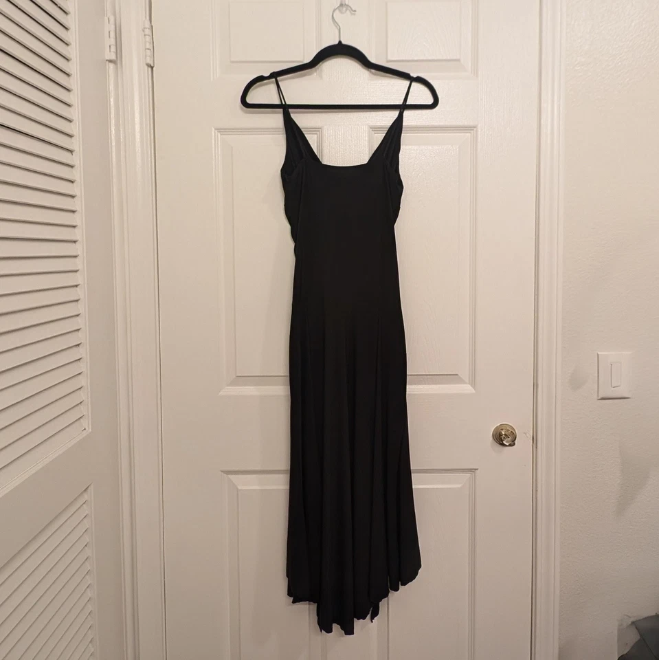 Vestido acanalado de hadas caprichoso vintage años 90 Y2K corsé capucha cuello elástico Foto 2 de 4