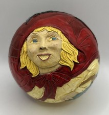 Briere Folk Art Ball Little Red Riding Hood & Wolf