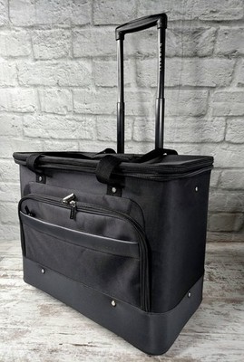 Bugatti Travel/Luggage Business Case Trolly Wheels Black