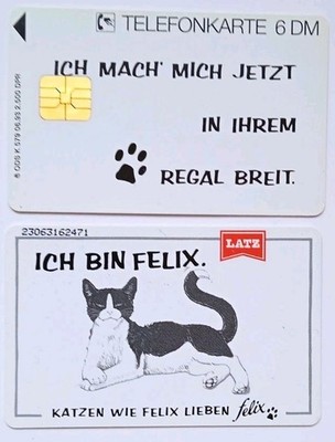 TELEFONKARTE,  Katzen -Futter, Felix von Latz, K 579 6.93