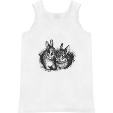 'Baby Bunnies in Nest' Adult Vest / Tank Top AV062198 