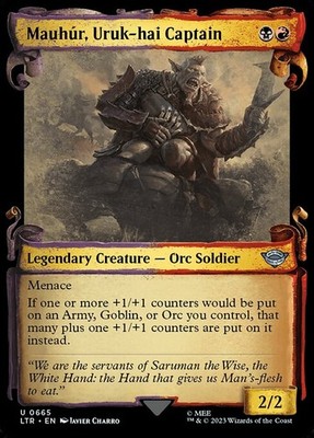 Mauhúr, Uruk-hai Captain Foil The Lord of the Rings: Tales of Middle-earth 665