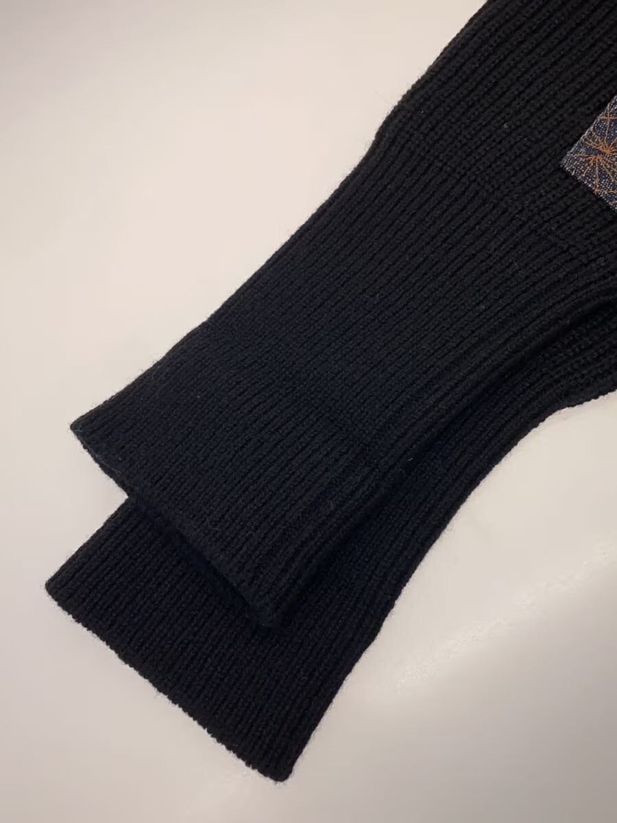 visvim elbow patch Sweater black 2 - image 6