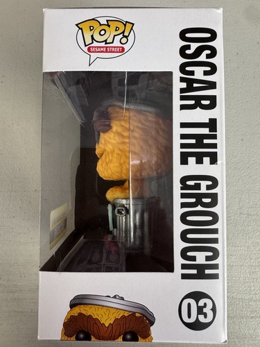 Oscar the Grouch (Orange) 03 ~ Sesame Street ~ Funko Pop Vinyl + FREE PROTECTOR - Picture 2 of 6