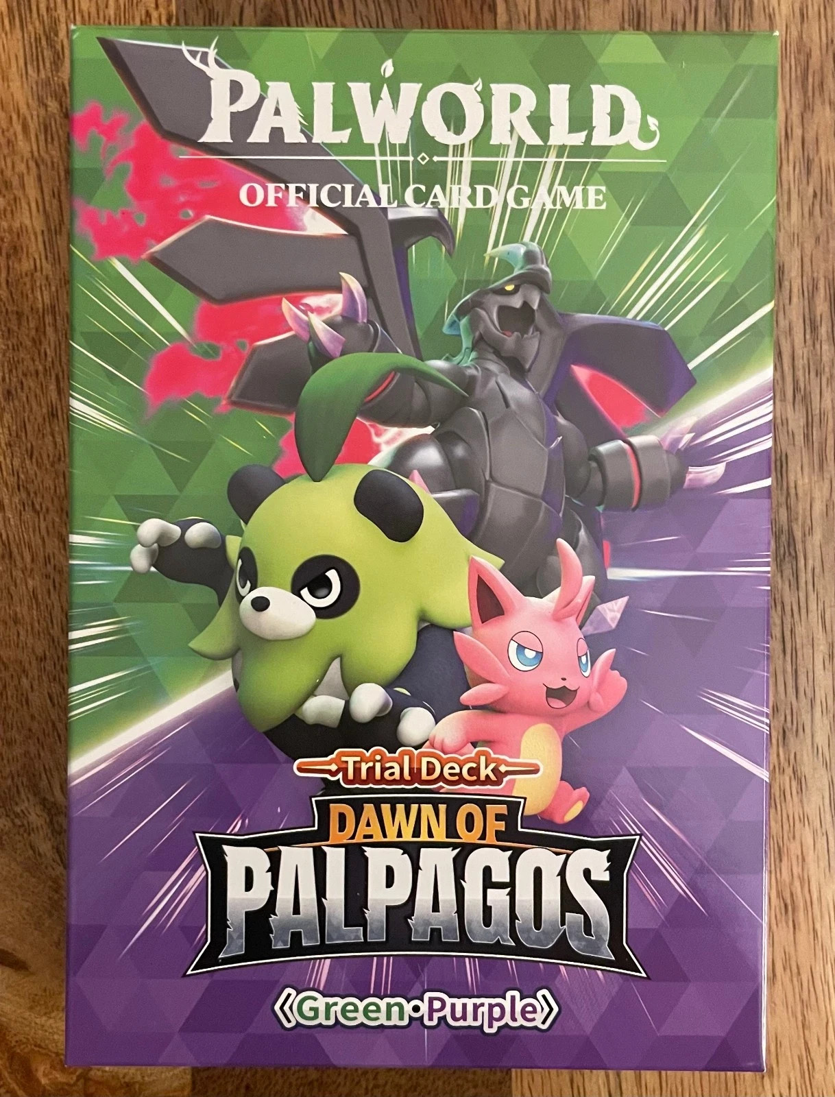 Palworld TCG - Dawn of Palpagos - Trial Deck - Green and Purple + 1st Edition