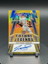 2025 Prospect Edition Future Legends ON CARD AUTO Matt Shaw GOLD PRIZM 01/10