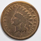 1873 Indian Head Penny Cent Good (G)