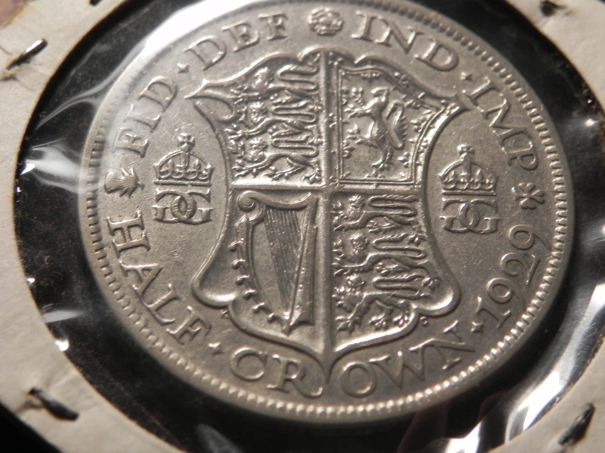 1929年英国半クラウン銀貨。 1929 年英国半克朗硬币| eBay