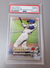 Mookie Betts 2021 Topps HR Challenge Winners May #HRW14 PSA 10 Graded #14/33