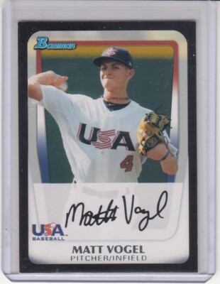 2011 Bowman USA Matt Vogel Gold Medalist Pitcher/ Infield Scouting Report