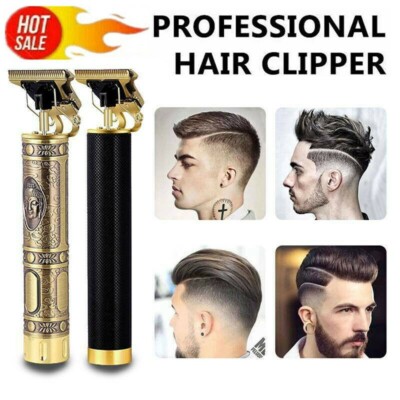 Rechargeable USB Hair Clippers - Professional Men s Cordless Beard Trimmer