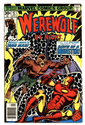 Werewolf By Night #42 VGF 5.0 1976 Dave Cockrum Cover
