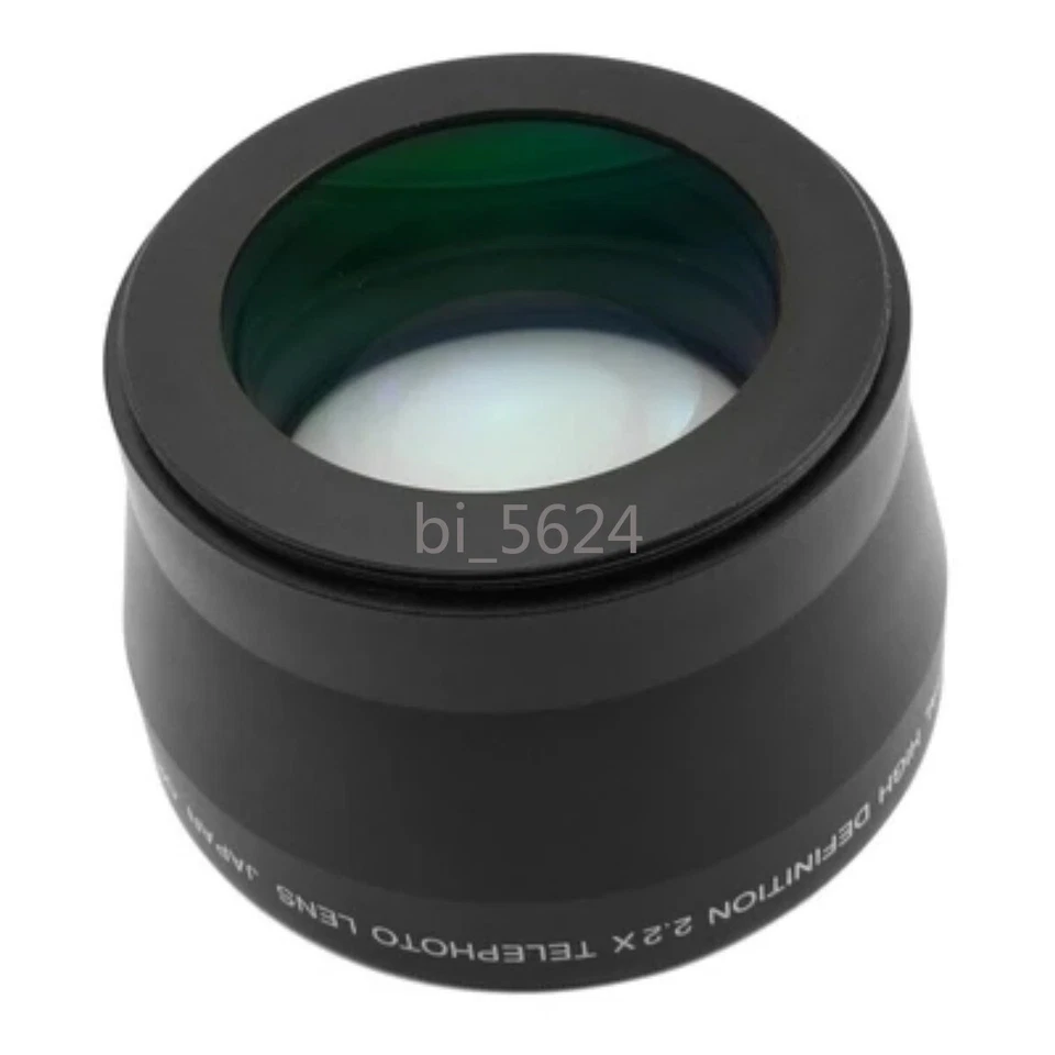 Teleobjetivo teleconvertidor de aumento para Canon NIKON Sony 72MM rosca 2,2X Foto 3 de 4