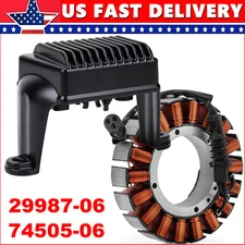 Stator Coil and Voltage Regulator Rectifier For Harley Touring 29987-06 74505-06