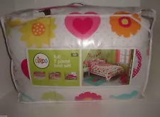 Circo Peace Girl Full Comforter Shams Sheet Bedding Set Hearts Birds Flowers