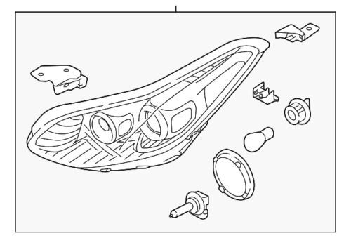 Conjunto compuesto para Kia (N/P 92101-D9111)