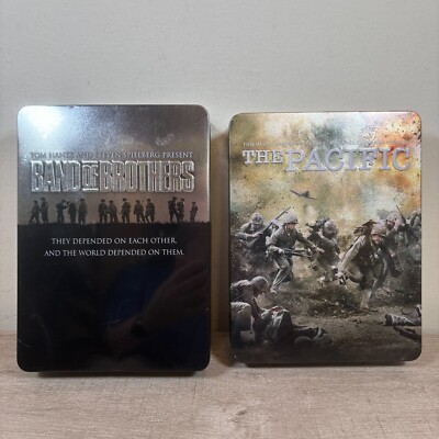 Band of Brothers The Pacific DVD Set Collectors Tin Steel Book HBO