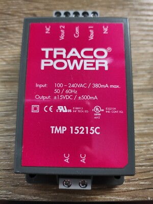 Traco Power TMP 15215C  15VDC