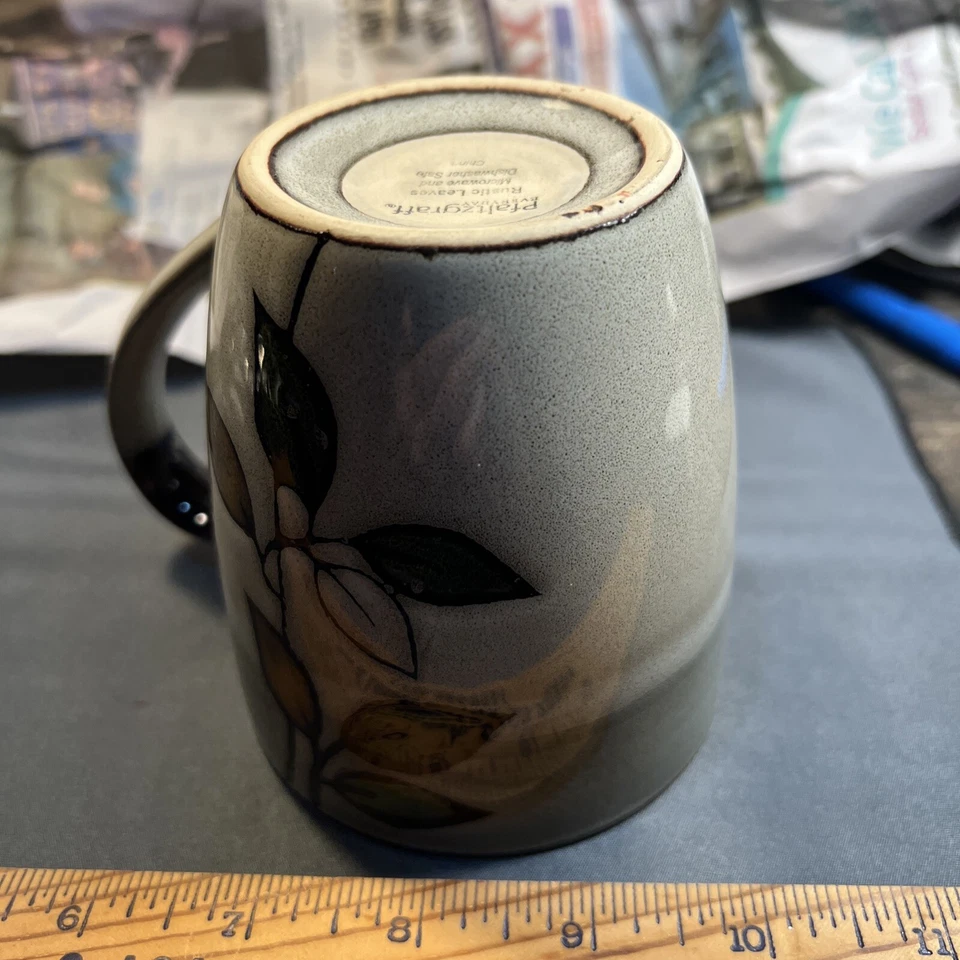 Taza/taza de café Pfaltzgraff todos los días hojas rústicas Foto 3 de 4