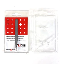 Rubis Swiss Slant Tip Tweezers in Original Box
