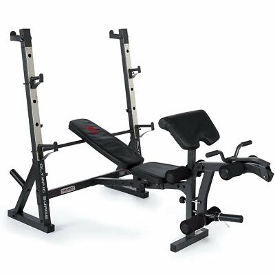 Olympic Weight Bench for Full-Body Workout Fitness Equipment Leg