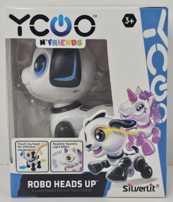 YCOO N'Friends Robo Heads Up Puppy - Lively Robotic Pet w/Touch Control